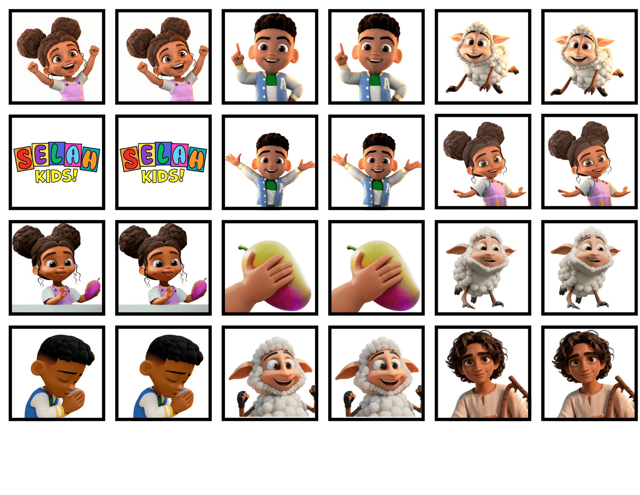 Play Memory with Selah Kids!